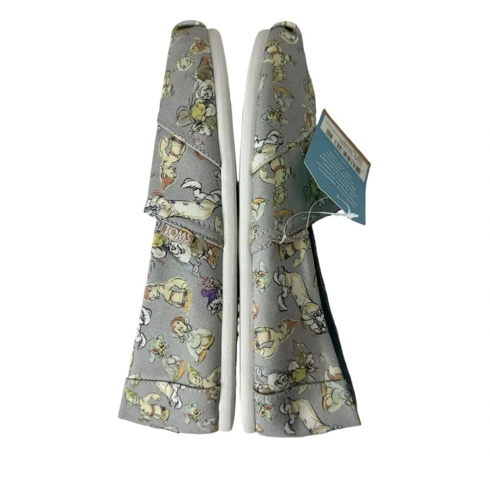 Toms x Disney The Seven Dwarfs Classic Slip-On Shoes Grey 10